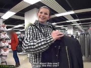 Preview 4 of Two girls on public have sex for shopping free