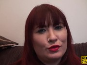 Preview 2 of Busty british redhead dominated with roughsex