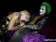 Preview 2 of Harley Quinn Leya takes the Joker's BBC