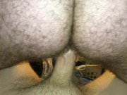 Preview 5 of Fucking my boyfriends hairy ass
