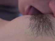 Preview 1 of Guy licks pussy of his girlfriend to orgasm.