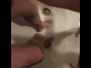 Preview 3 of Str8 Guy Fucks His Twink Buddy In Hotel Bathroom