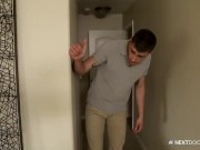 Preview 3 of NextDoorWorld He Comes Out by Sniffing Ass