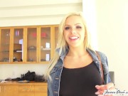 Preview 3 of Pornstars behind the scenes compilation discussing orgasms