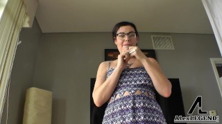 Beautiful POV Blowjob Darya Jane can't keep her mouth off his Dick