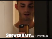Preview 3 of ShowerBait - Vincent James Seduces & Fucks Zak Bishop