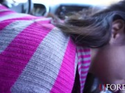 Preview 5 of New Years Road Trip Blowjob & Facial