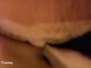 Preview 6 of POV close up of pussy eating--QuinnTracey