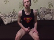 Preview 6 of Super Hot Jerking OFF From Super Horny boy / BIG DICK / BOY ORGASM / WANKING /