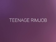 Preview 1 of Teenage Rimjob - Girls Rimming Teaser