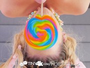 Preview 4 of Tiny4K Sweet young Bella Rose's pussy tastes like candy