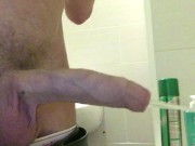 Preview 6 of Pissing with a morning erection