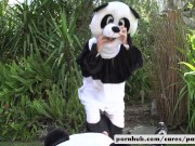 Preview 5 of Kimmy Granger Fucks Keiran Lee Panda Style