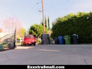 Preview 3 of ExxxtraSmall - Teen Sucks Cock Gets Ass Fucked To Pass Driving Test