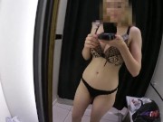 Preview 6 of Teen in lingerie store's Dressing room