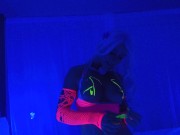 Preview 4 of SecretCrush - Succubus POV Fucking & Blowjob Covers Ass In UV Body Paint