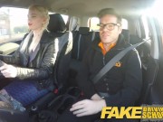 Preview 5 of Fake Driving School student with big tits and hairy pussy has creampie