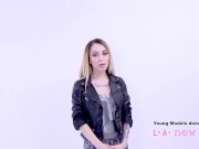 Preview 2 of Supermodel fucked by fake agent at casting audition photoshoot