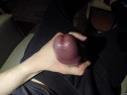 Preview 2 of Big head penis cum - do you want to lick it?