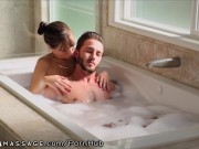 Preview 3 of NuruMassage Stepmom Draws Bath for Son