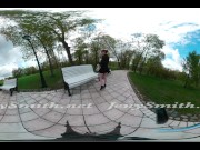 Preview 6 of Quick VR 360 flashing in public with Jeny Smith
