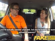 Preview 1 of Fake Driving School Advanced horny lesson in sweaty messy creampie
