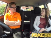 Preview 6 of Fake Driving School Sexy horny new learner has a secret surprise