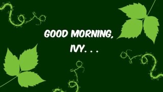 Poison Ivy Morning Cum Dildo Masturbation (preview)