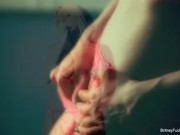 Preview 6 of Pretty in pink Britney teases and masturbates