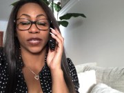 Preview 2 of ASMR - Secretary Roleplay - Paper Ripping - EbonyLovers