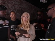Preview 2 of Interracial Gangbang With Anal Slut Aaliyah Hadid