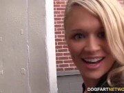 Preview 1 of Heather Starlet's jerking Black Dick - Gloryhole