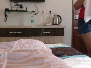 Preview 2 of Indian Bhabhi Caught Devar Masterbating in her bed - ( Hindi Audio ) (POV)