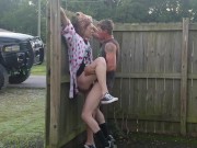 Preview 6 of Hot wife fucked out in front yard in broad daylight