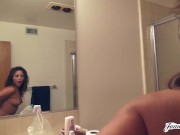 Preview 3 of Like Abella Danger? Here I Am Assfucking Her In A Bathroom