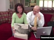 Preview 1 of Naughty Wife Deauxma Gets Free Advice For Sex From Tax Man!