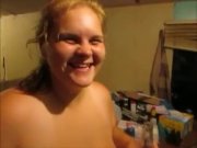 Preview 5 of Wife Drinks Piss & Enjoy It, Whole Bottle Of Piss From Husband Dick