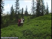Preview 1 of german couple fucks in the mountains
