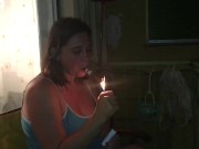 Preview 2 of Wife inhalesfatcigar for full hdvideo missinhale@yahoo.com