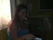 Preview 3 of Wife inhalesfatcigar for full hdvideo missinhale@yahoo.com