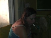 Preview 4 of Wife inhalesfatcigar for full hdvideo missinhale@yahoo.com