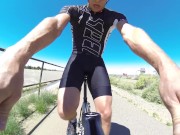 Preview 5 of Pissing lycra in public while cycling
