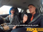 Preview 4 of Fake Driving School Sexy emo gets her ass pounded and throat fucked