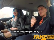Preview 5 of Fake Driving School Sexy emo gets her ass pounded and throat fucked