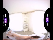 Preview 2 of TmwVRnet.com - Sunny Honey - Double Blowjob from a Sweet Girl in VR