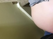 Preview 2 of Public Fucking in the Office Stairwell with Messy Creampie