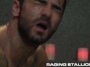 Preview 6 of RagingStallion Jaxton Wheeler & Bruno Bernal Sweaty Hardcore 3Way