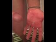 Preview 6 of Big Cock Country College Jock - Explosive CumShot - Justcollegexxx