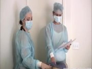 Preview 2 of Two nurses tag-team a dick