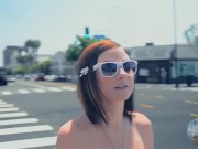 Preview 4 of Naked In Public: Sluttywood Blvd